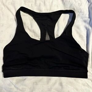 Black Racerback Sports Bra - Women's Intimates